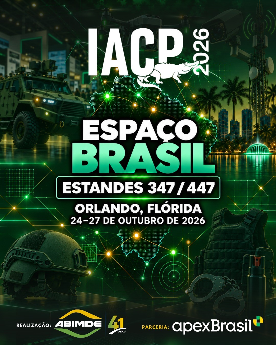 ABIMDE leva empresas brasileiras ao principal encontro mundial de lideranças policiais