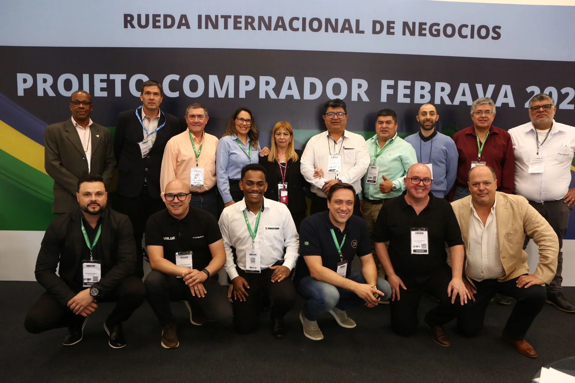 Oito compradores dos mercados latino-americanos estiveram presentes na Rodada Internacional de Negócios Febrava 2025