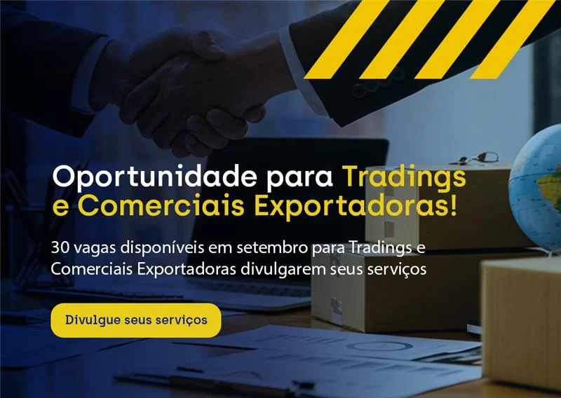 ApexBrasil abre novo edital para Tradings e ECEs divulgarem serviços na Plataforma Brasil Exportação