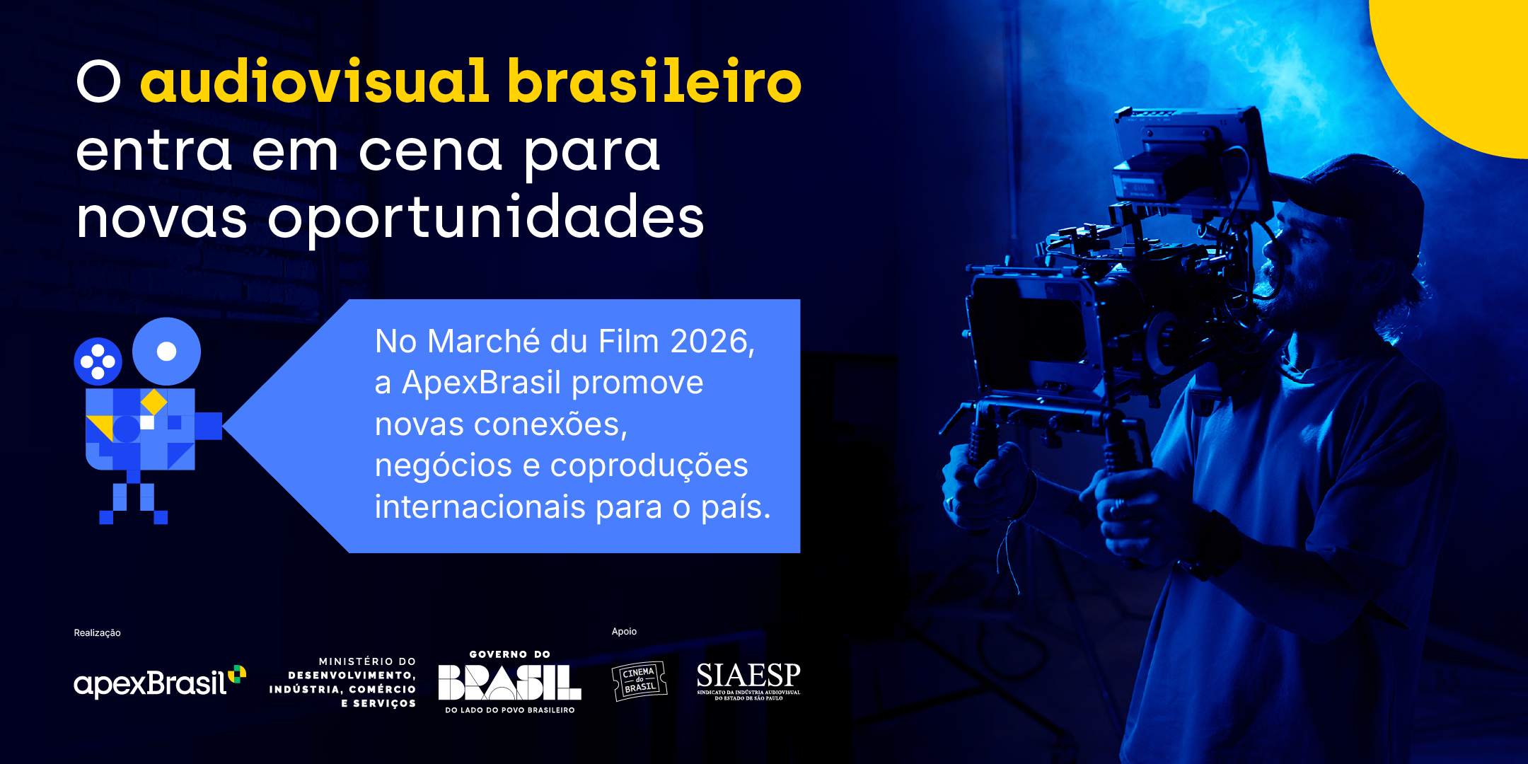 Brasil fortalece internacionalização do audiovisual no Marché du Film 2026