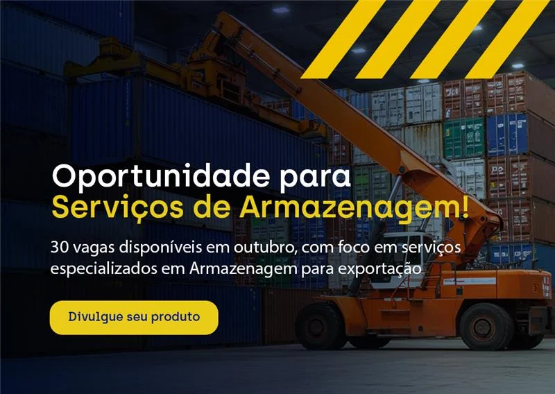 ApexBrasil abre novo edital para empresas de Armazenagem divulgarem serviços na Plataforma Brasil Exportação