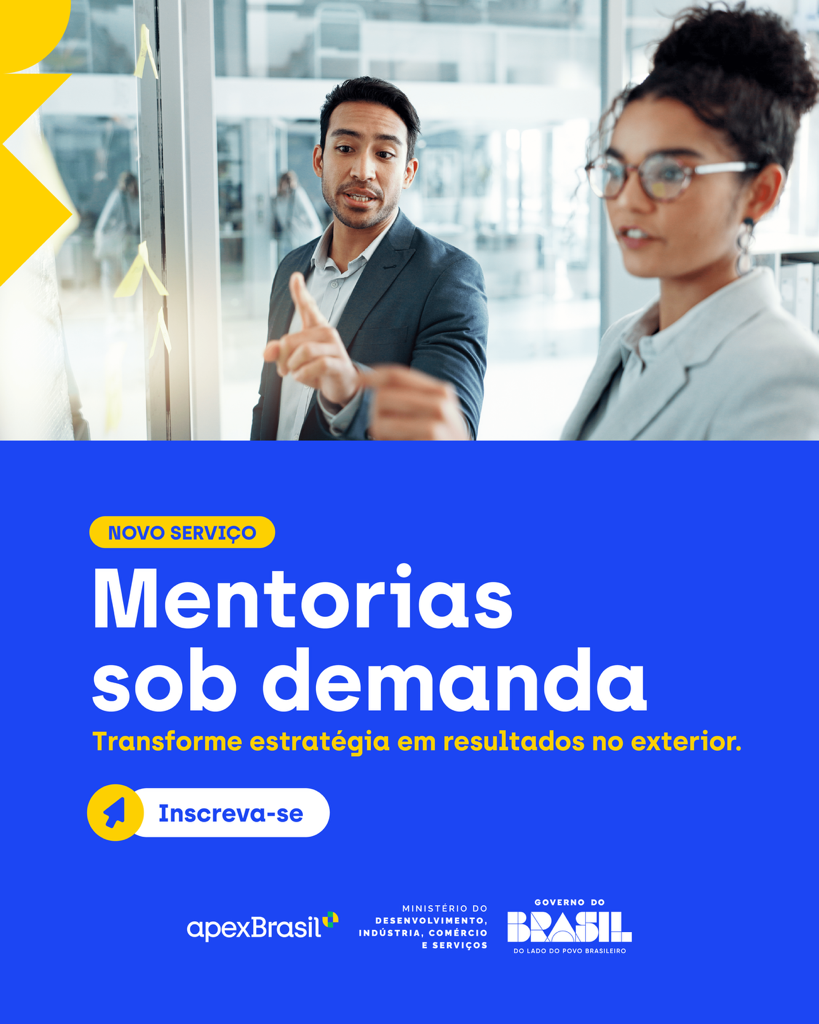 ApexBrasil lança serviço de “Mentorias sob Demanda” para apoiar empresas brasileiras no acesso ao mercado das Américas
