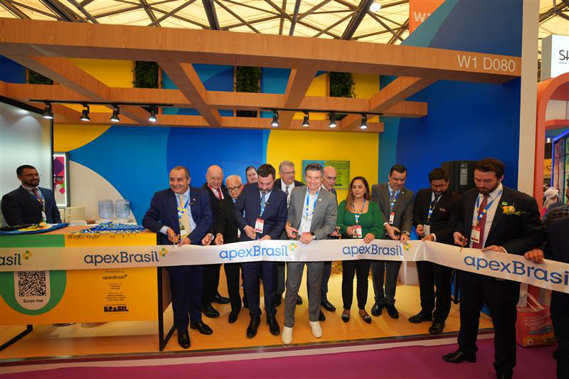 Em Xangai, ApexBrasil inaugura pavilhão nacional na SIAL China 2025 com a presença de 53 empresas brasileiras 