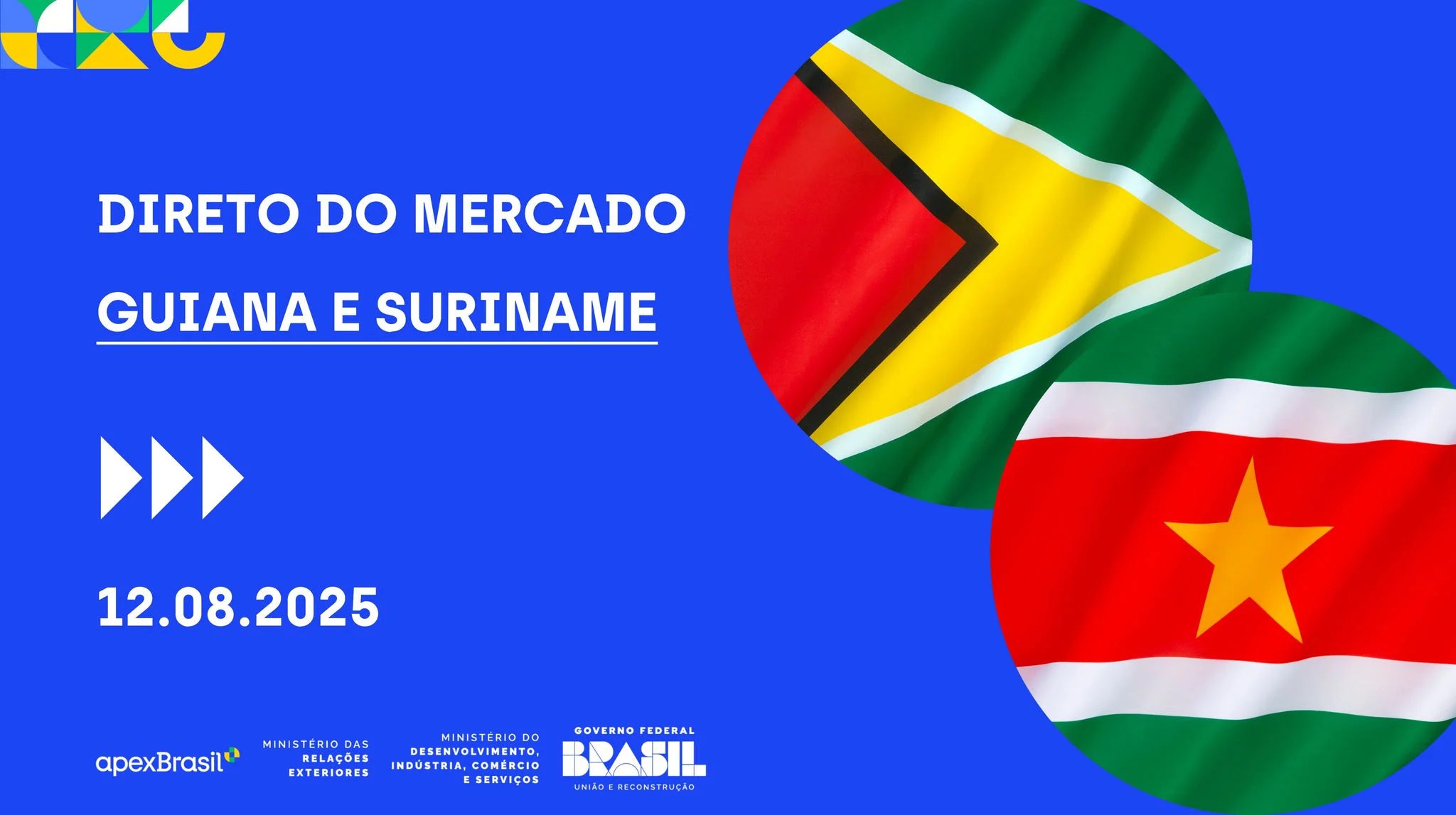WEBINAR DIRETO DO MERCADO - GUIANA E SURINAME - 2025