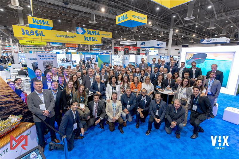 Empresas brasileiras geram US$ 316 milhões em negócios durante a OTC 2025