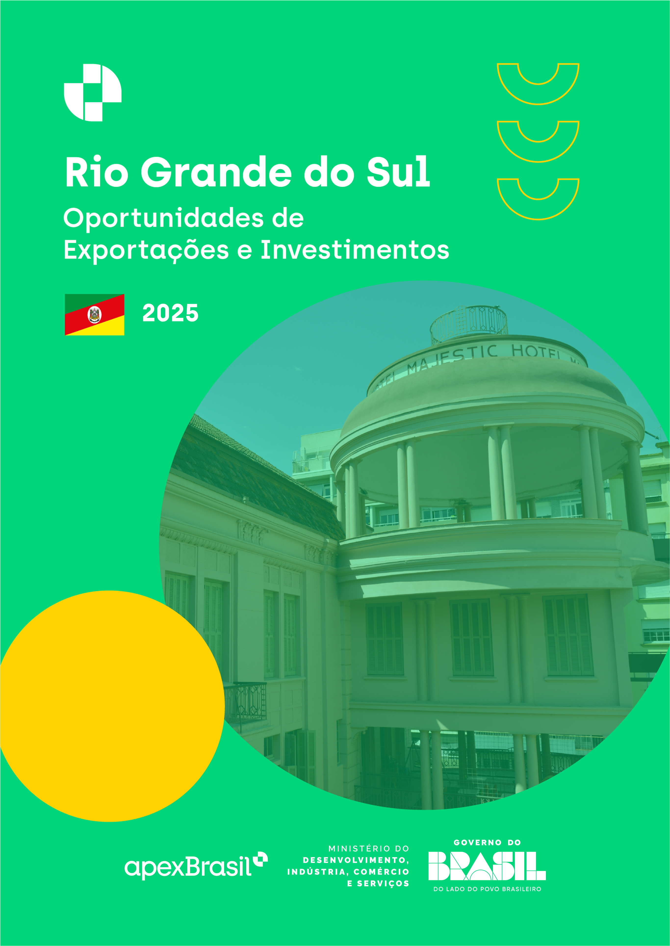 ApexBrasil lança estudo sobre oportunidades de exportação e investimentos no Rio Grande do Sul