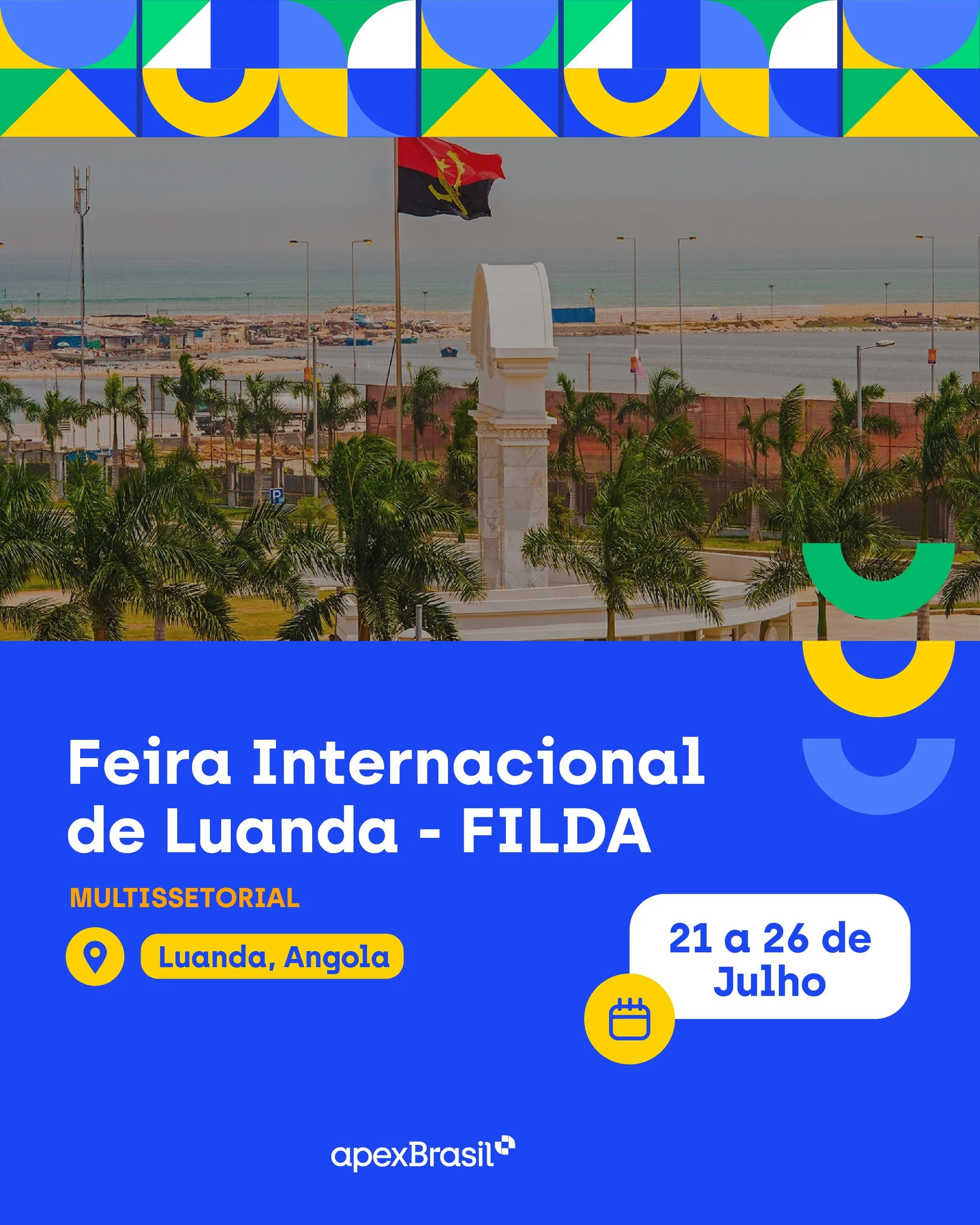 ApexBrasil leva delegação expressiva à FILDA 2026 e reforça presença brasileira no mercado angolano
