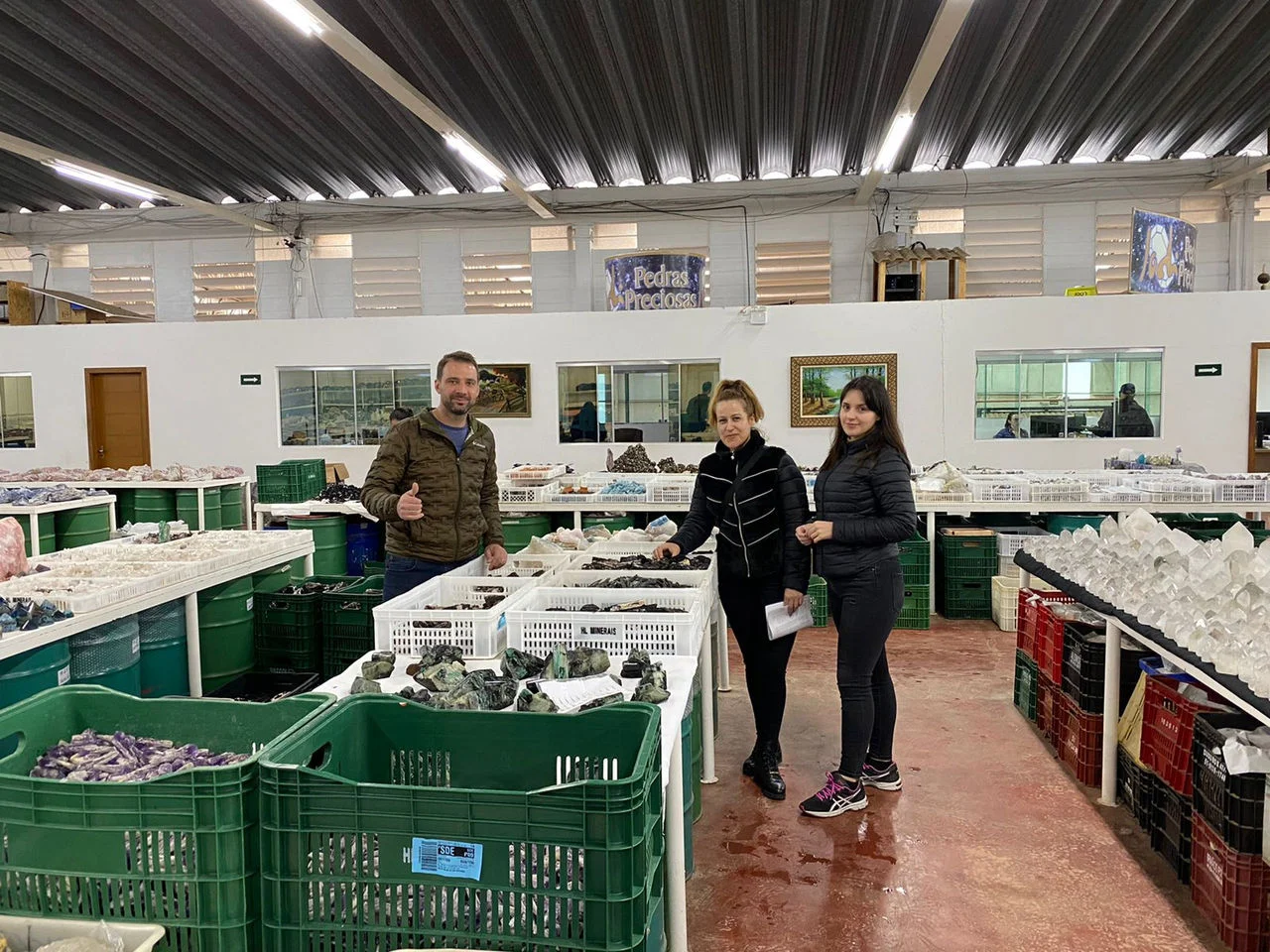 Compradora internacional visita Soledade,  o polo brasileiro de minerais