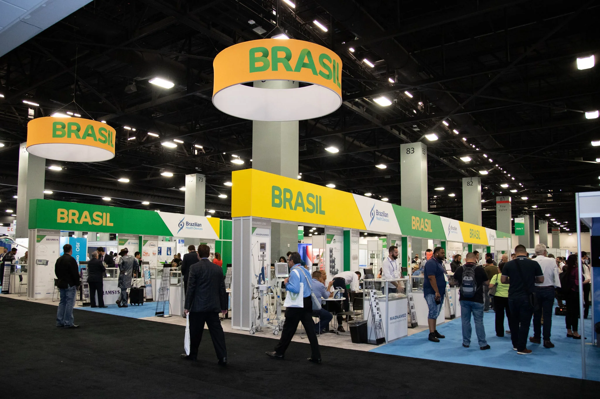 Pavilhão brasileiro expõe na FIME e reforça relações comerciais com EUA e América Latina
