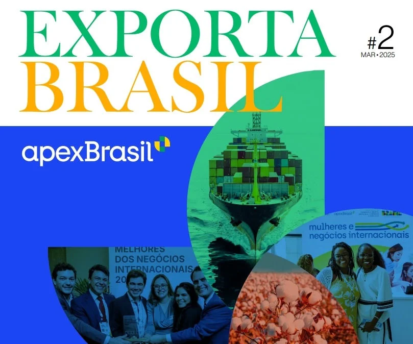 Exporta Brasil: revista da ApexBrasil apresenta o sucesso da Agência