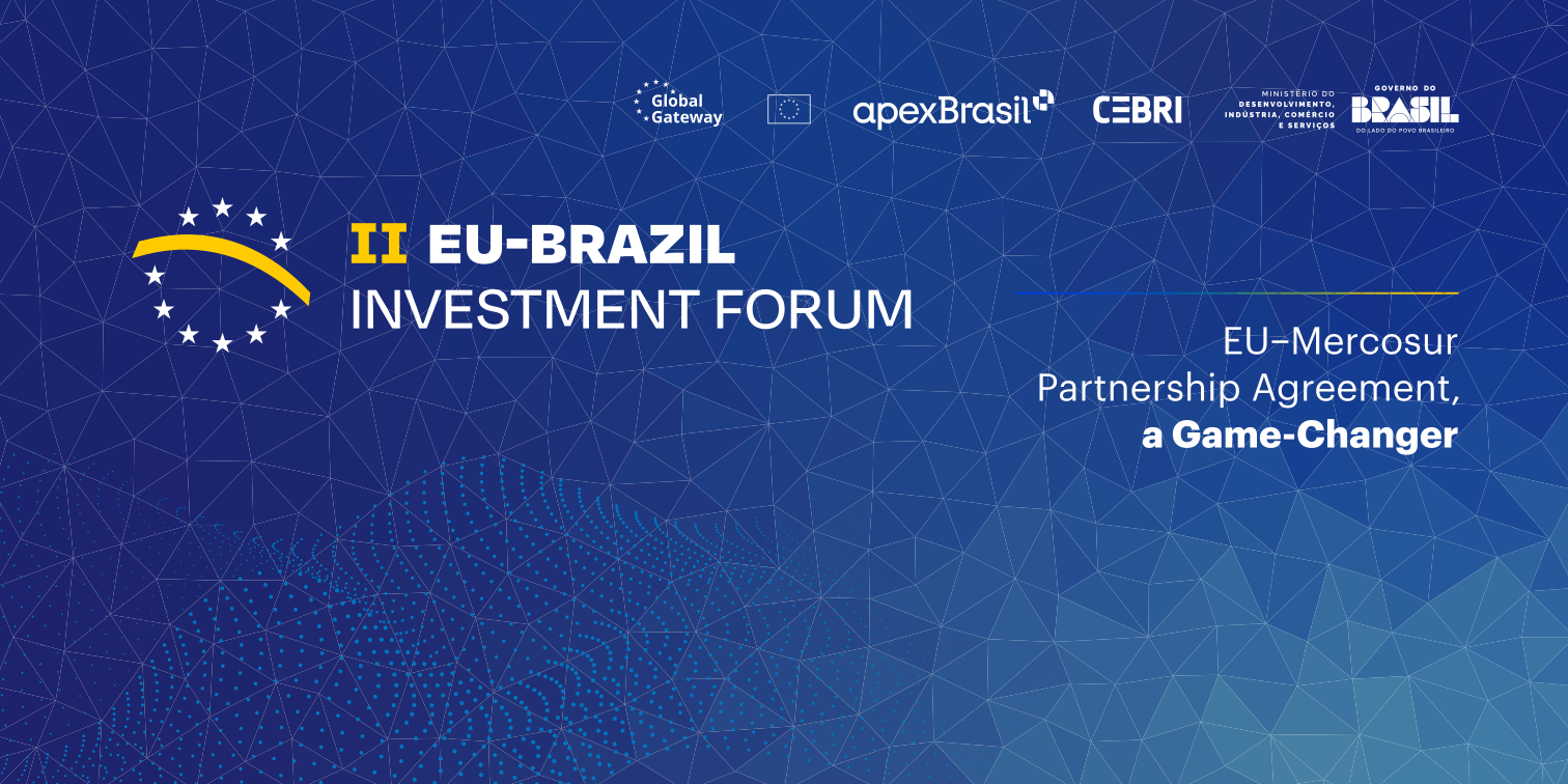 União Europeia anuncia investimentos estruturantes e debate transição energética durante fórum na ApexBrasil