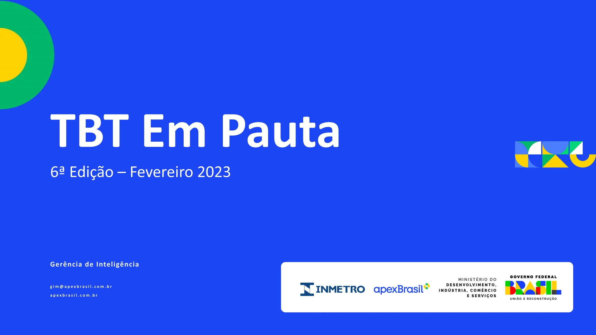 TBT EM PAUTA – Nº 06 – FEVEREIRO 2023