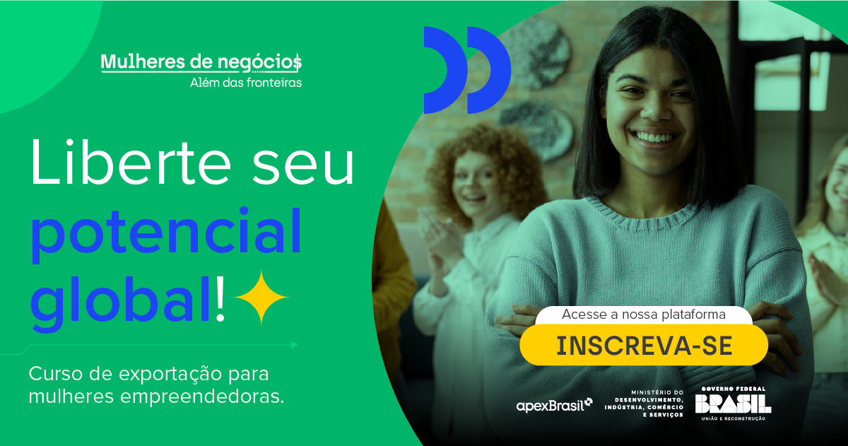 Novo curso na Plataforma de Educação a Distância (EaD) da ApexBrasil capacita mulheres para o comércio internacional