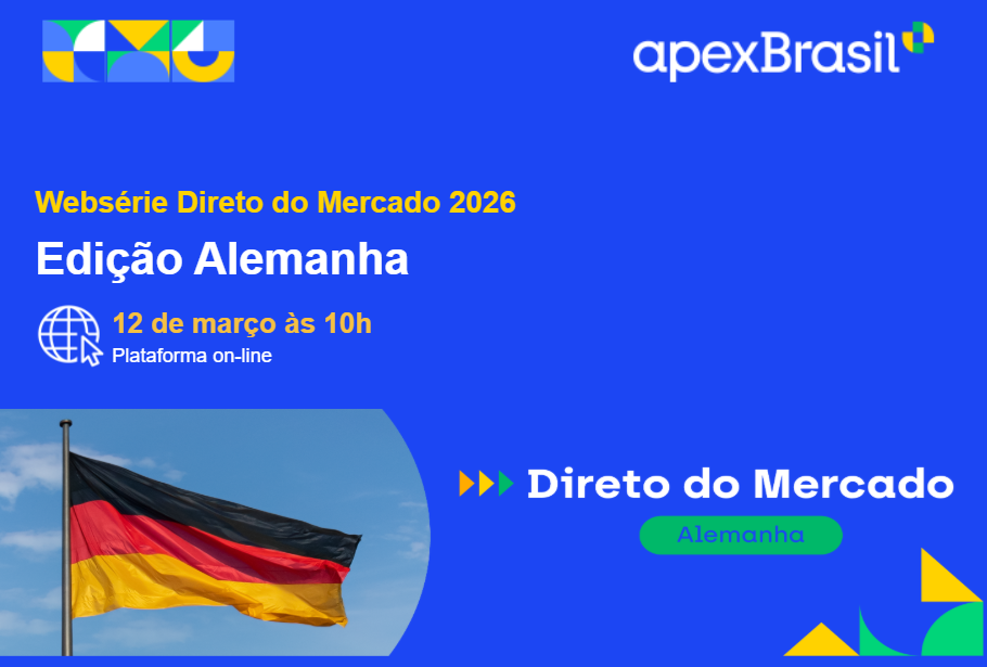Direto do Mercado – edição Alemanha apresenta oportunidades para exportações brasileiras