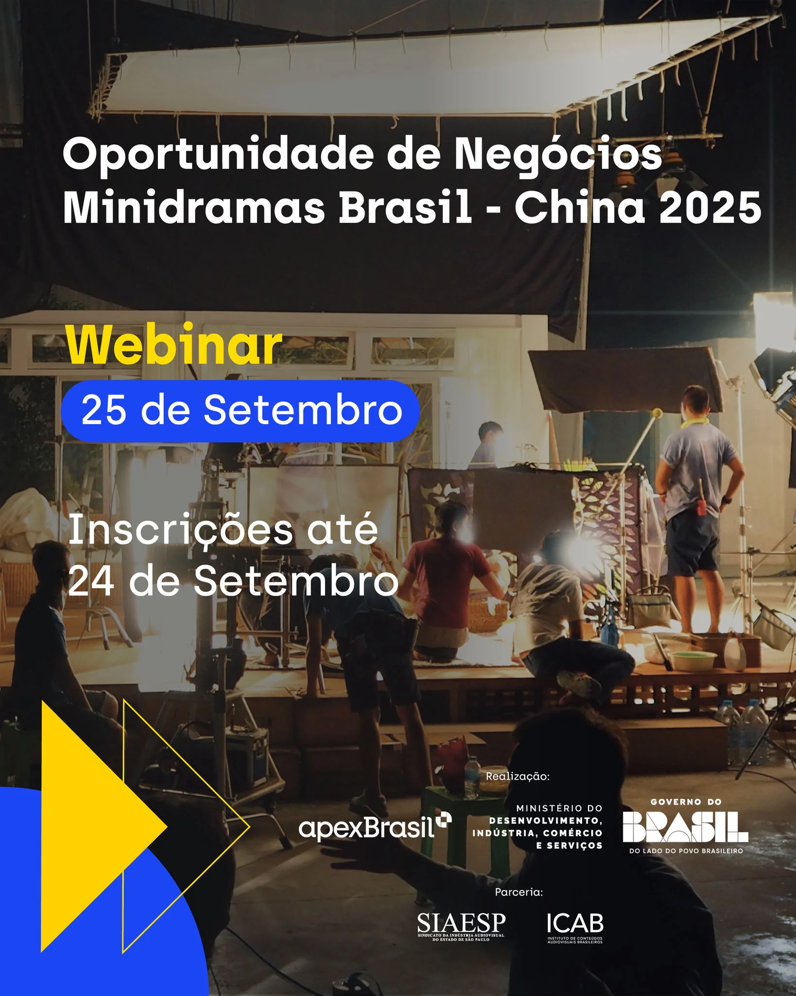 Brasil e China discutem oportunidades no mercado de minidramas em webinar promovido pela ApexBrasil