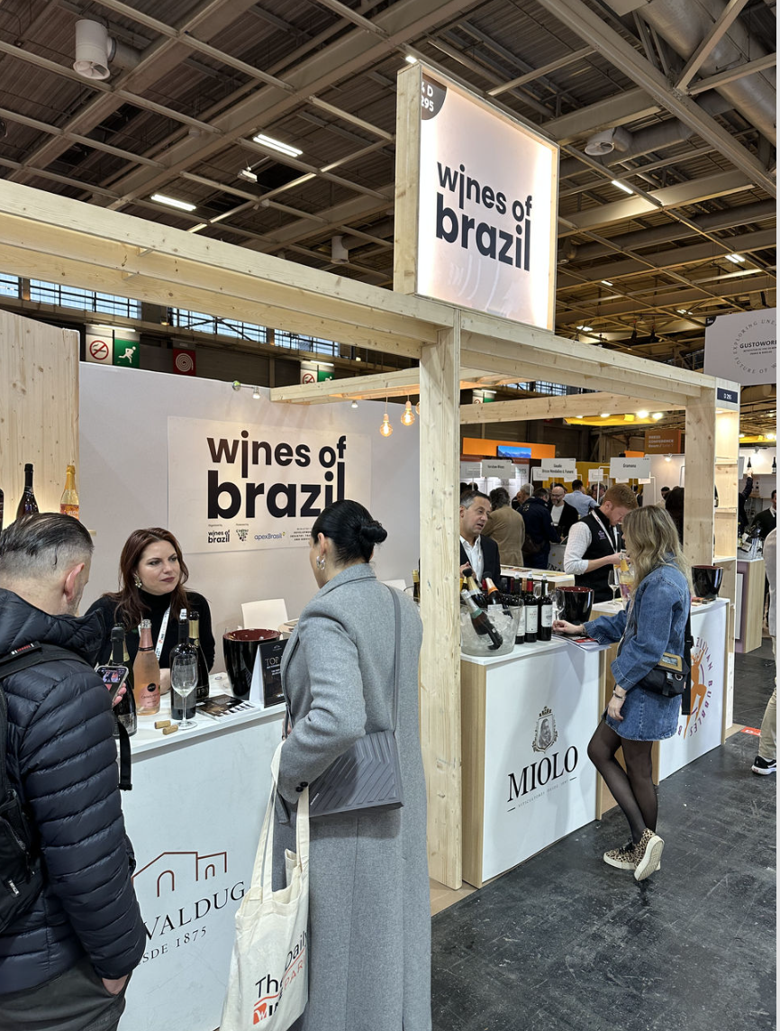 Brasil aposta na Wine Paris para ampliar exportações de vinhos em 2026