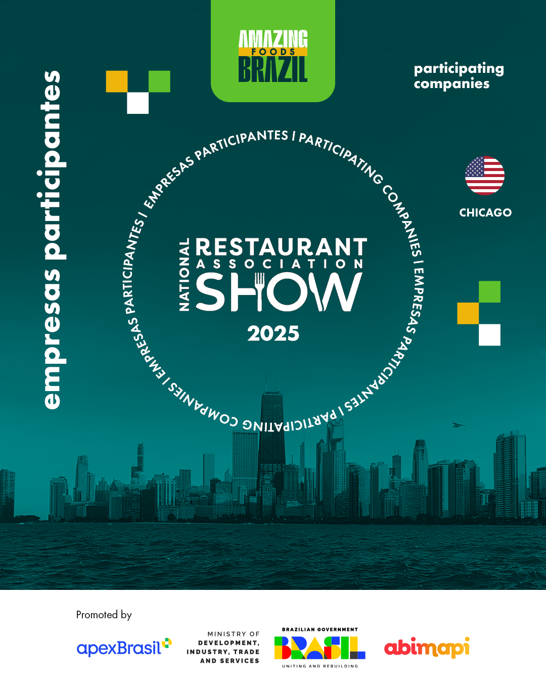 Descubra os sabores Amazing Foods Brazil na NRA Show Chicago 2025