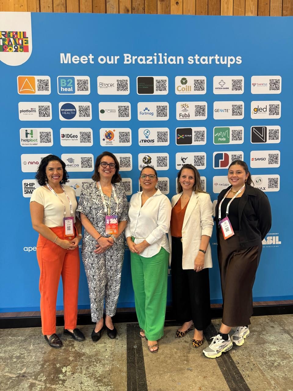 Equipe ApexBrasil presente no evento