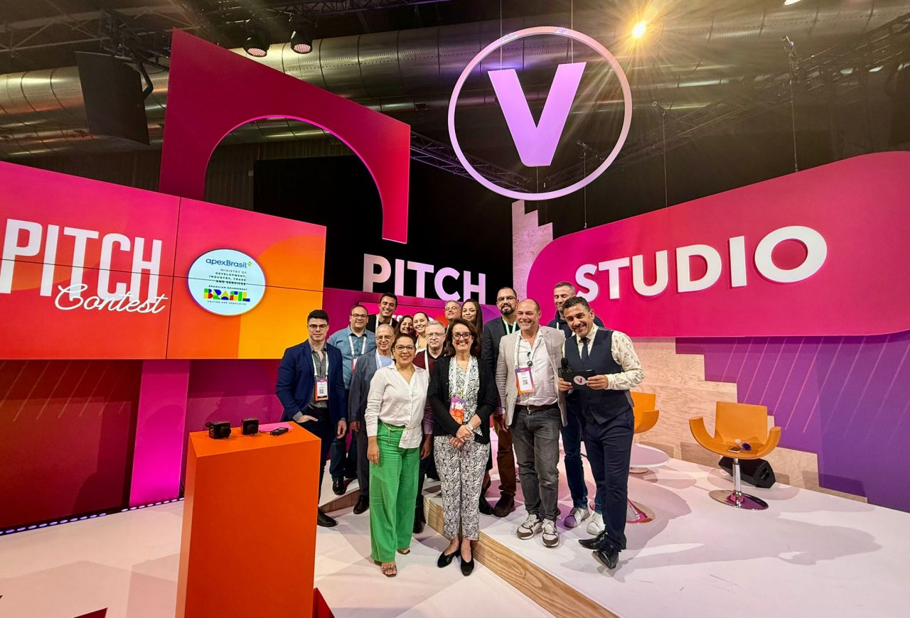 Pitch Studio onde as startups apresentaram suas soluções