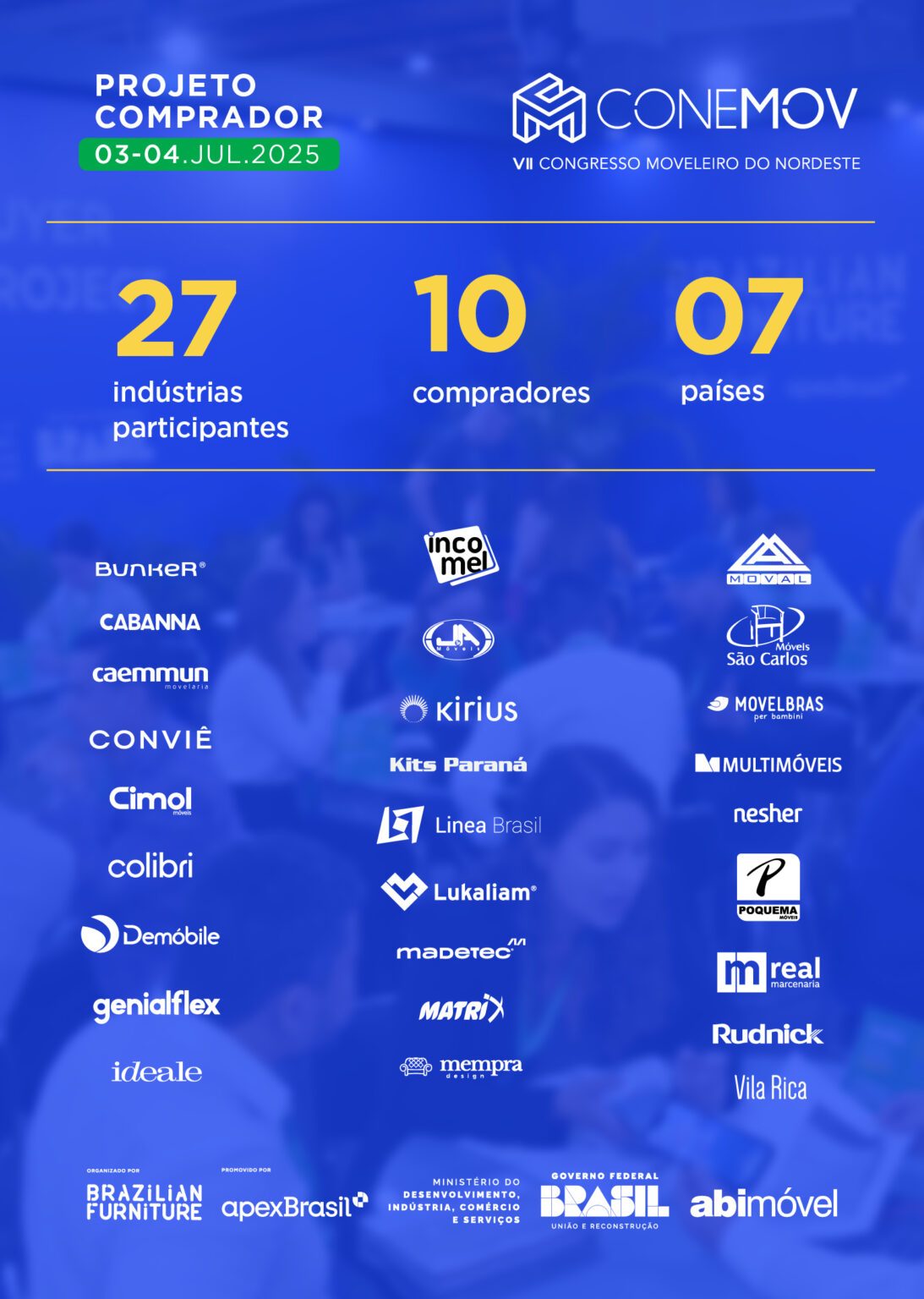 Empresas participantes do Conemov