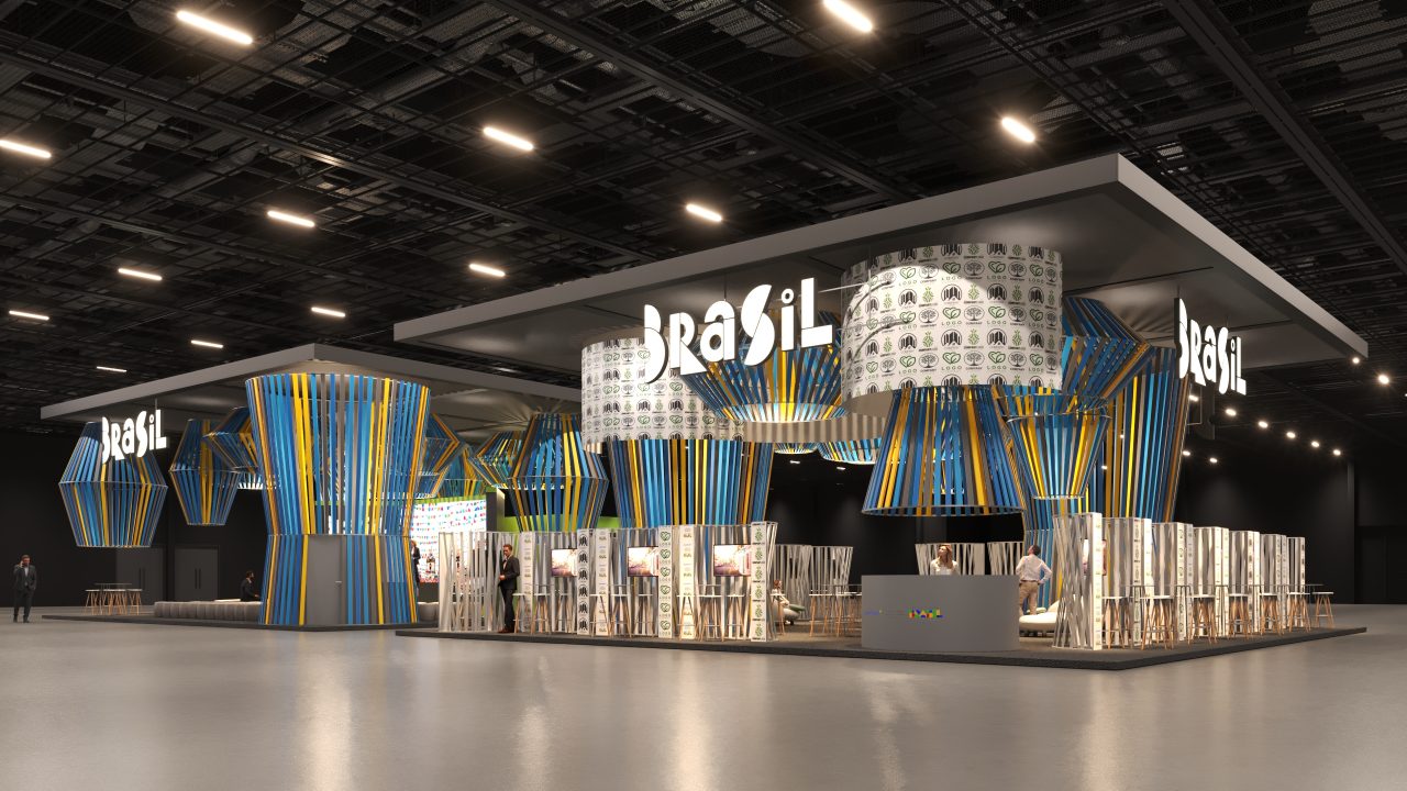 Pavilhão do Brasil no Web Summit Lisboa 2025.