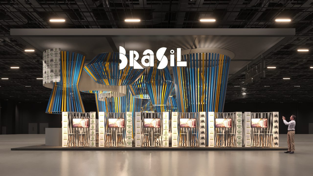 Pavilhão do Brasil no Web Summit Lisboa 2025.