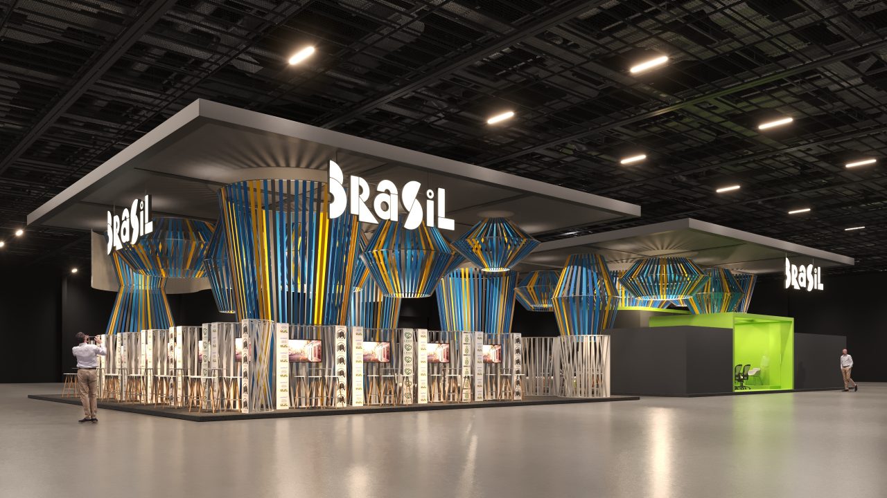 Pavilhão do Brasil no Web Summit Lisboa 2025.