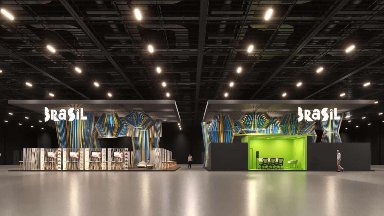 Pavilhão do Brasil no Web Summit Lisboa 2025.