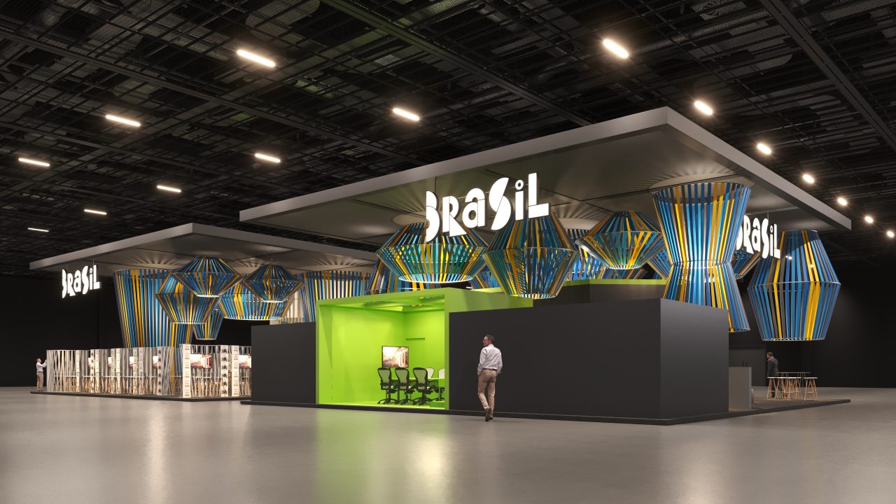 Pavilhão do Brasil no Web Summit Lisboa 2025.