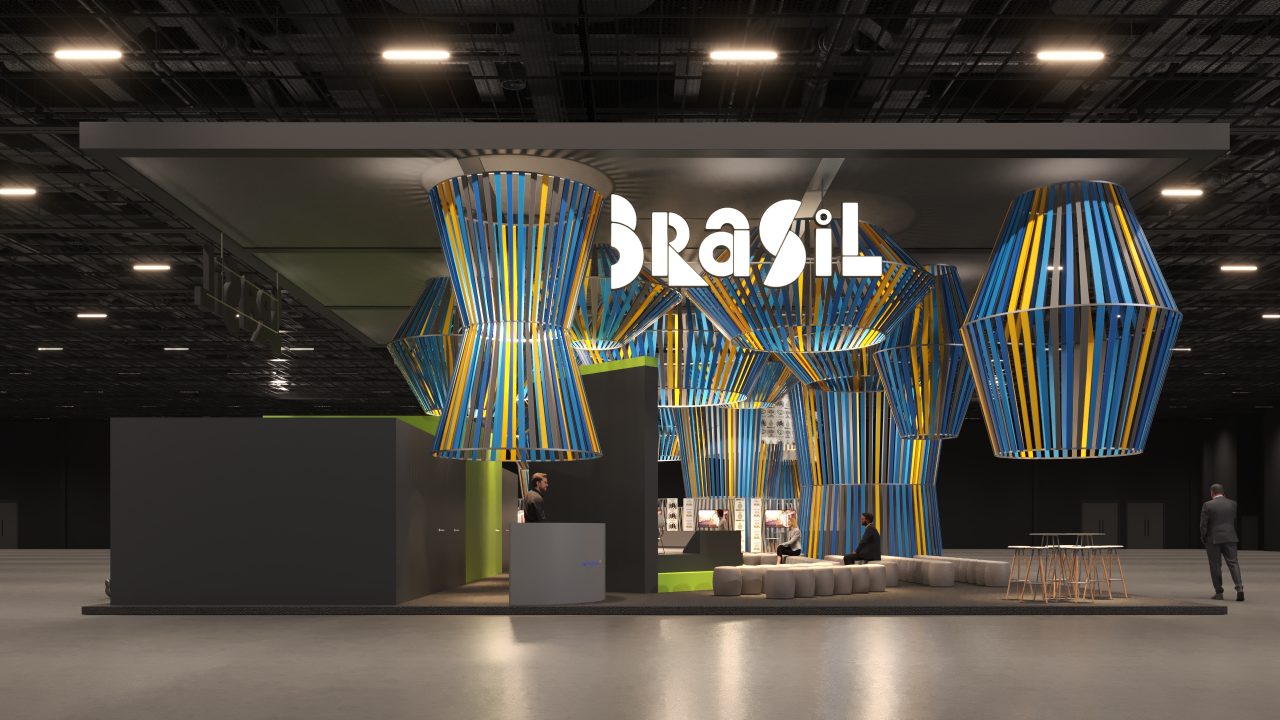 Pavilhão do Brasil no Web Summit Lisboa 2025.