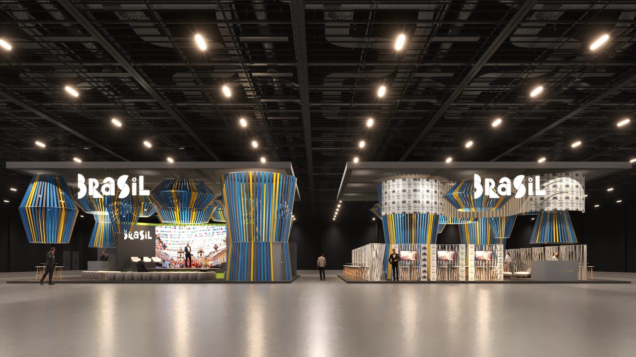 Pavilhão do Brasil no Web Summit Lisboa 2025.
