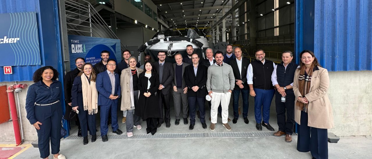 Visita técnica à fábrica da maior fabricante de embarcações do país