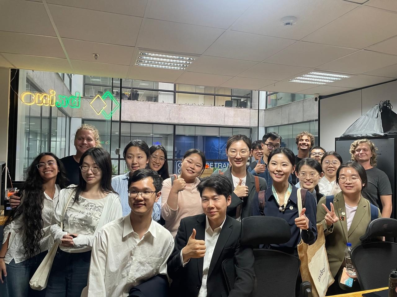 Estudantes chineses visitam o Parque Tecnológico de Brasília