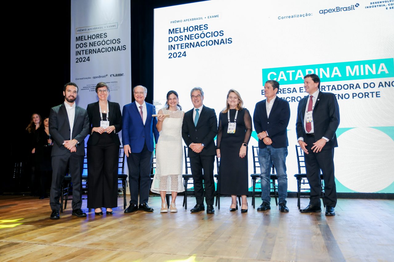 Empresa Exportadora do Ano (Micro e Pequeno Porte): Catarina Mina