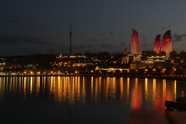 Baku Landscape at night
