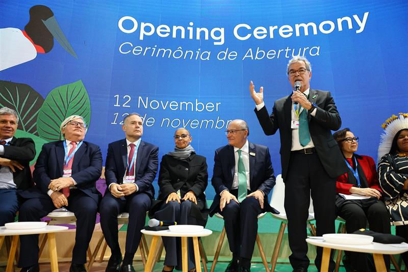 COP29: ApexBrasil, em parceria com Meio Ambiente e Itamaraty, abre pavilhão brasileiro e governo cobra prioridade dos países ricos no financiamento da transição ecológica