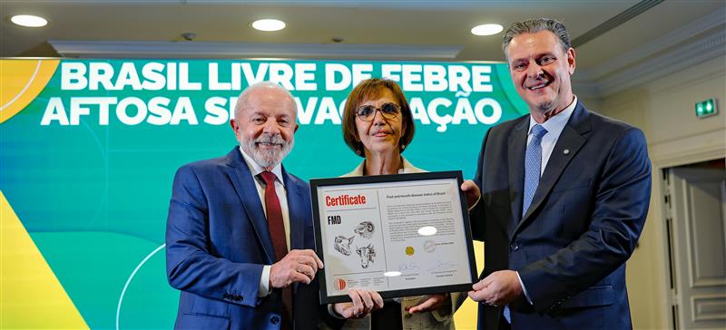 Brasil é reconhecido internacionalmente como país livre de aftosa sem vacinação  