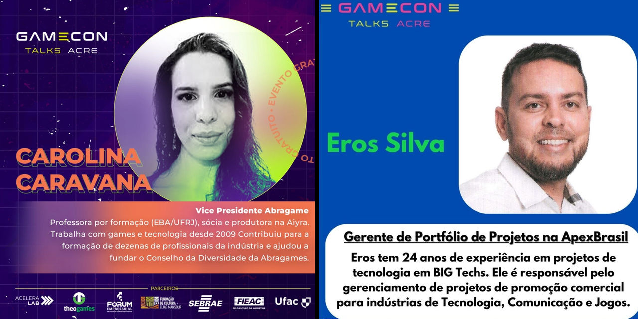Abragames participa da Gamecon Talks Acre 2023 abordando games como ferramenta de desenvolvimento social e econômico