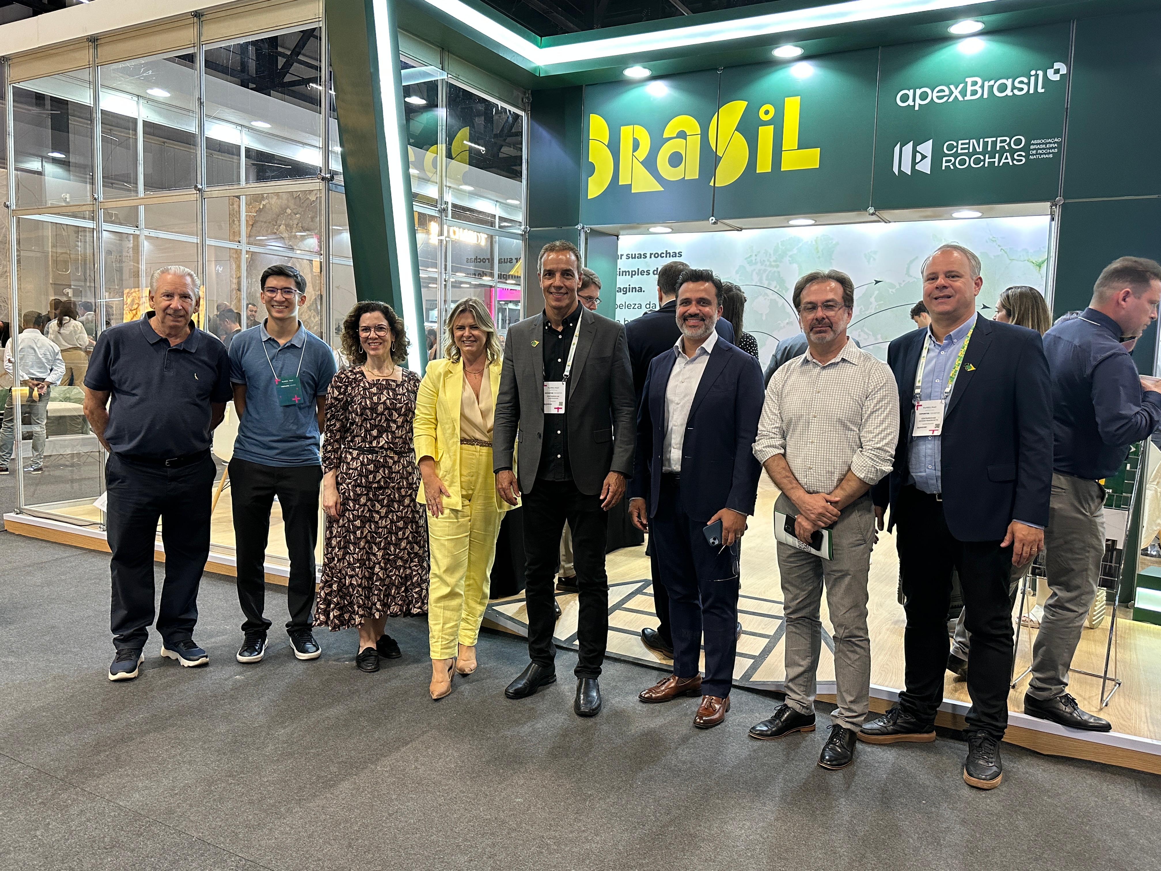 ApexBrasil participa da primeira edição da Marmomac Brasil