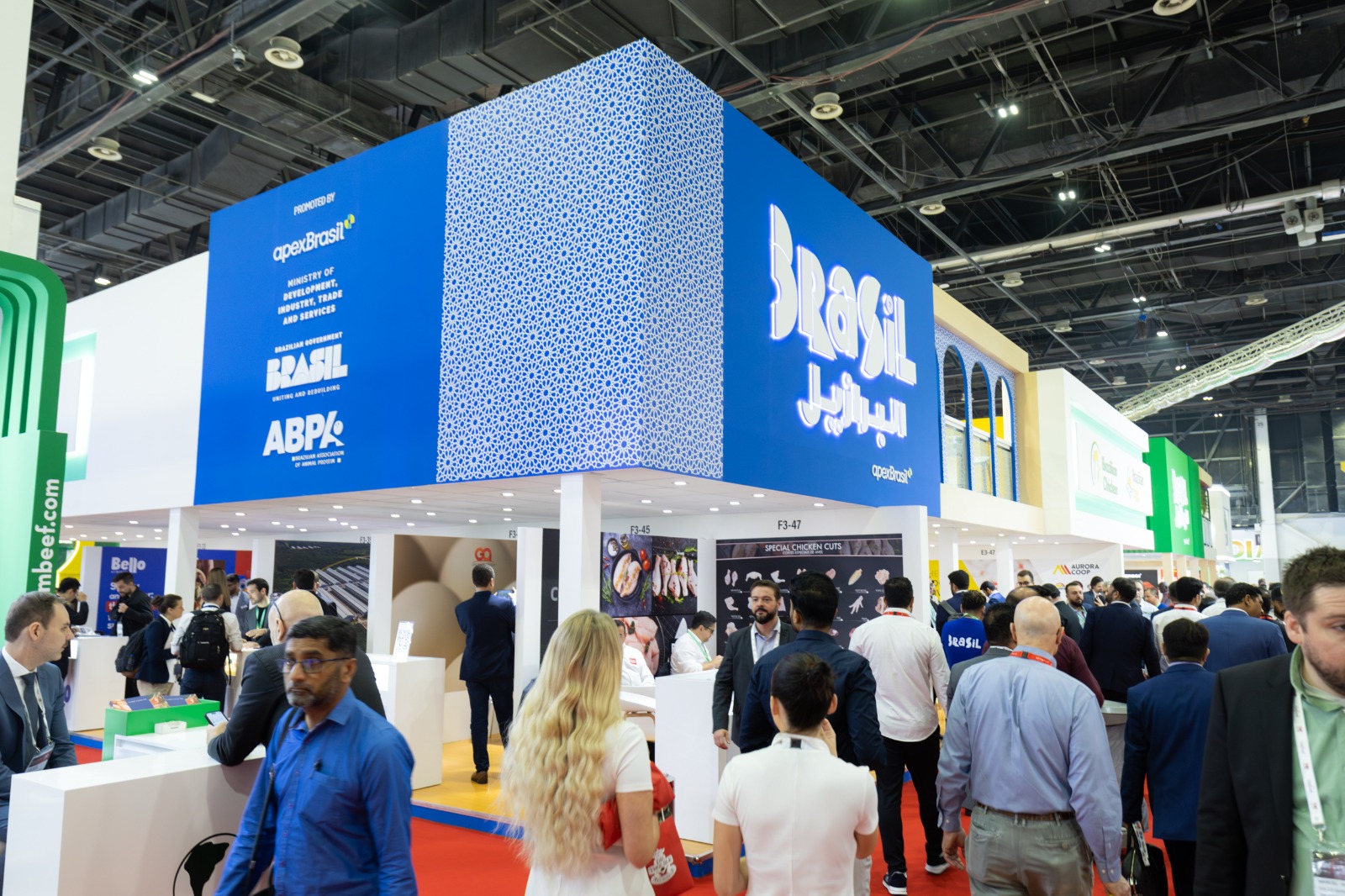 ABPA & ApexBrasil promovem novos negócios para a proteína animal do Brasil na Gulfood, em Dubai