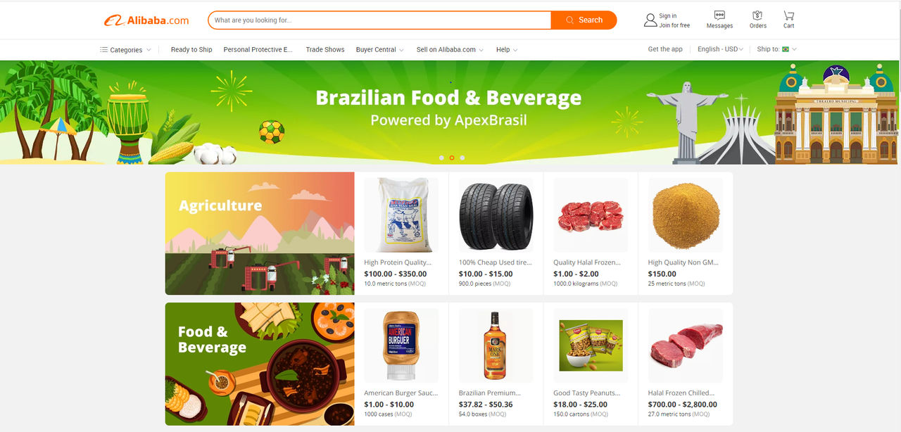 E-commerce: ApexBrasil abre novas inscrições para projeto de aceleração com a Alibaba.com 