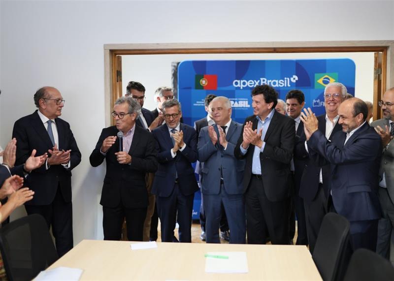 Presidente da ApexBrasil, Jorge Viana, apresenta novo espaço da Agência em Lisboa