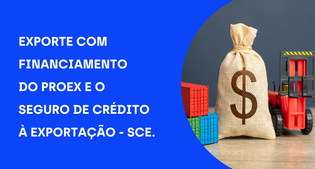 EXPORTE COM FINANCIAMENTO  DO PROEX E O SEGURO DE CRÉDITO À EXPORTAÇÃO (SCE) - 2024