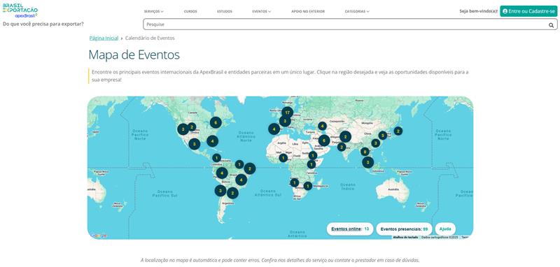 Encontre mais de 90 eventos internacionais da ApexBrasil e parceiros para o segundo semestre na Plataforma Brasil Exportação